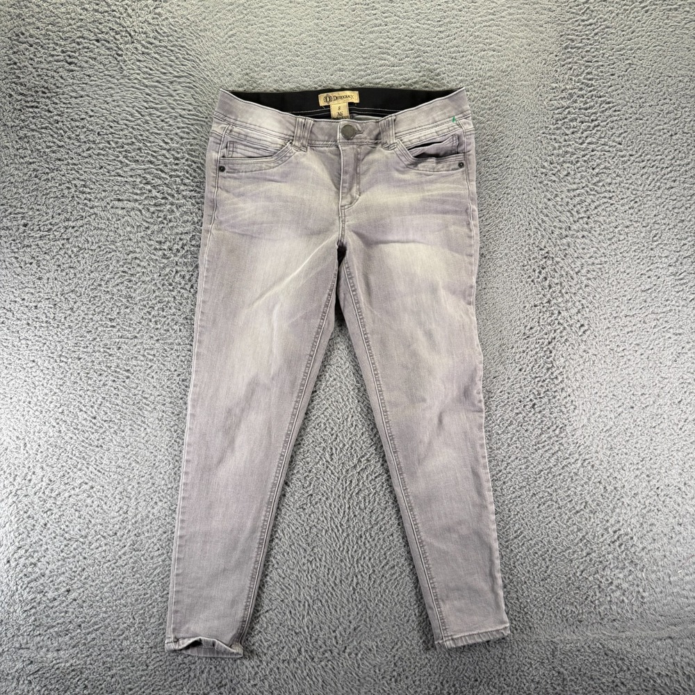 Democracy Ab Technology Jeans Womens 8 Gray Cotton Denim Skinny Travel Stretch